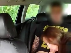 Huge Hooters Blonde Fucked In Cab