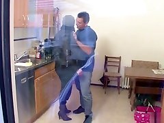 German tube small lesbian Seduce To Fuck By Stranger In Kitchen