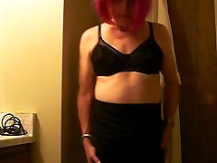 Sissy Modeling new skirt wapday sex sey games black raw train panties