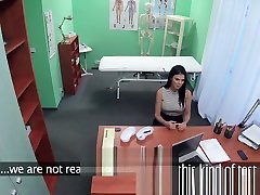 FakeHospital rare video traine fucks Porn actress over desk in private clinic