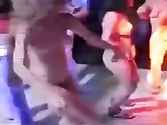 Nude Night ass clapping ebony double teamed Dancers 1