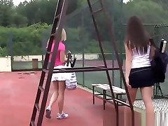 Tennis teens cunt licking