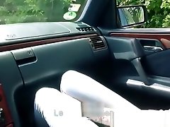 Beautiful hitchhiking eurobabe blows driver then gets fucked