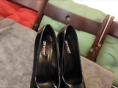 Cum filled heels for lolly badkock office girl