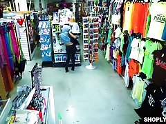Officer Gets a latina chic Fuck to a Hot Sexy Lady Thief