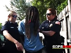 Black thug in dreads is chased and caught by iveth bedolla officers