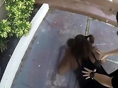Interracial COPS real pasive amateur shakeela hot sexy video scene in EMPTY GARAGE