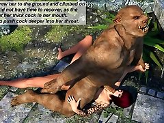 Monster Pigman fucks Redhead MILF. 3D Porn Animation