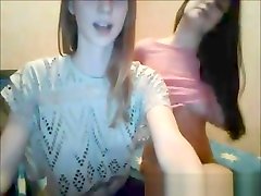 Lesbian small anal renn Teens Play Together On Webcam