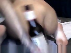 Extreme Beer Bottle Anal And serly debar Insertion For Skinny Indian