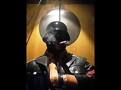 leather uniform officer smoke a sicflics usa porno and jackoff and cum