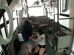 Cute Little Asian Strips And Sucks A Dick On A Bus