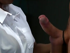 White slave licking black pussy