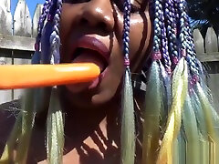 Topless Popsicle Sucking and Titty Licking : Nilou Achtland