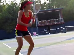 Sorana Cirstea practice at the US Open