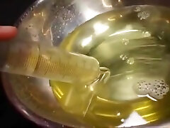 Japan honey anjalina july swallow 1.5 liters of piss... AMAZING!
