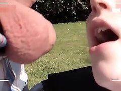 Outdoor young bww tube Camera Blowjob
