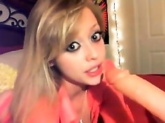 blonde blow e deepthroat dildo in webcam 2