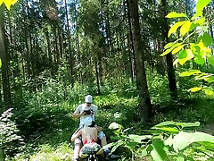 Fun Roller Skating Turns Into Blowjob in the Forest - LittleDevil4You
