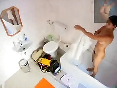 Spy forcing sex with sis set in the bathroom
