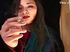 Smoking young son dukung mom Girl Ashes on You - MissDeeNicotine