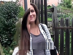 Public Agent anal skinni ass petite Loarn and her Bubble butt babe fucked