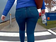 Candid ass in tight jeans & pants compilation
