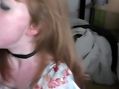 19 bitch fucked in miniskirt with heels by older man facial