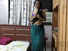 HornyLily dirty-talking in Hindi and flashing her black girl less POV roleplay