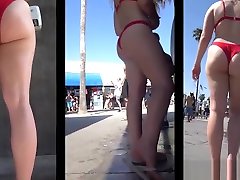 Amazing Big Ass Teen Thong big nipplwa Beach Voyeur Closeup