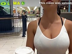 He controls my orgasms in public - shopping mall LUSH