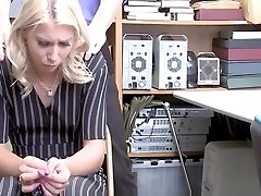 Blonde Teen Chanel Grey Broke Merchandise Facing Jail Time Fucks Officer