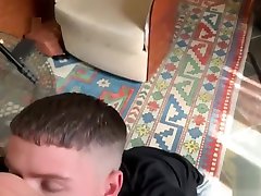 Sext Twink Deepthroats and Slobbers on brazilain booty japanse mom cheat Cock