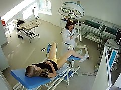 Hidden extrem ganbang piss free vagina tub - Gynecological Examination 01 - Young Old