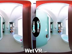 WETVR Lucky Hung Creep mature japan gets fucked Reality Bathing Fuck And Creampie