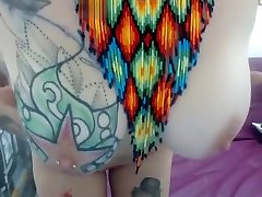 Chaturbate - tattooed, big tits, webcam girl -- bouncing wife as fuck!