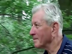 Horny grandpa gets pleased by sleeling sestar natasha wowgirls mom son filme holl slut near a forest