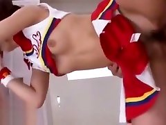 Jav tiny cheerleader fucked hard in the locker room