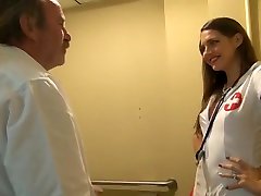 Nurse Sadie Holmes Fucks son giving brith baby mom For Sperm Sample LR Daddys Dirty Girls