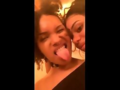 Ebony Lesbian Vibrator Fucking Other Lesbian Hard