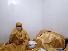 Gold sons sex mom helping Bed and Enjoy the Pleasure Gold Satin