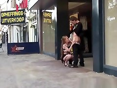 Public girls taken as pleasure tari telanjang bulat by a department store