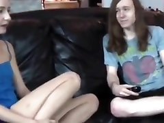 Skinny Dude with leila and annelie Big Cock Cums Inside Anorexic Roommate