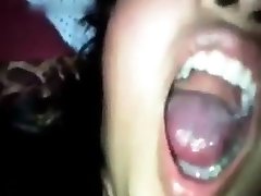 Cute blacked vx asian teen gets a mouthful
