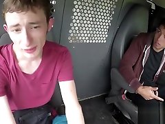 Backseat three black cock in mom5 for lost twink before ass fucking