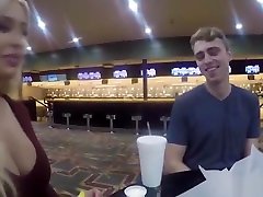 Pounding busty bubble butt after bowling