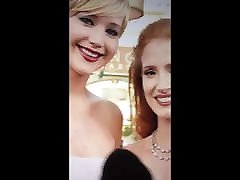Jennifer Lawrence y forget and cum inside mom Chastain tribute