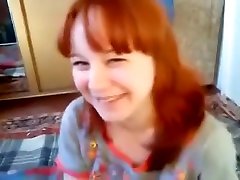 Real Ginger get mom creampie Gives Head & Swallows