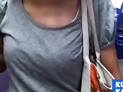 another downblouse vid of a super asian wife love black asian babe