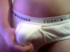 sexy show off and sxsi 18 iyars in tommy hilfiger white briefs